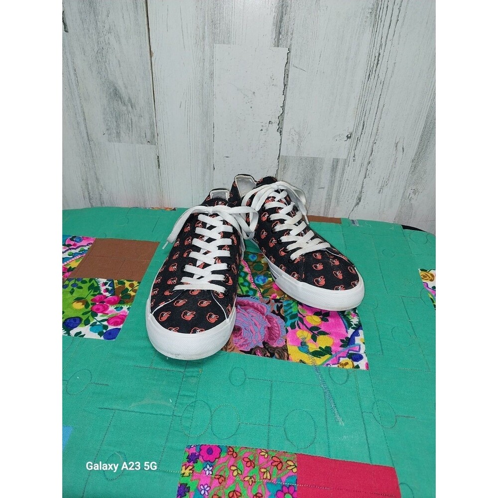Row One MLBP Canvas Sneakers Baltimore Orioles Mens 9 Women's 10.5